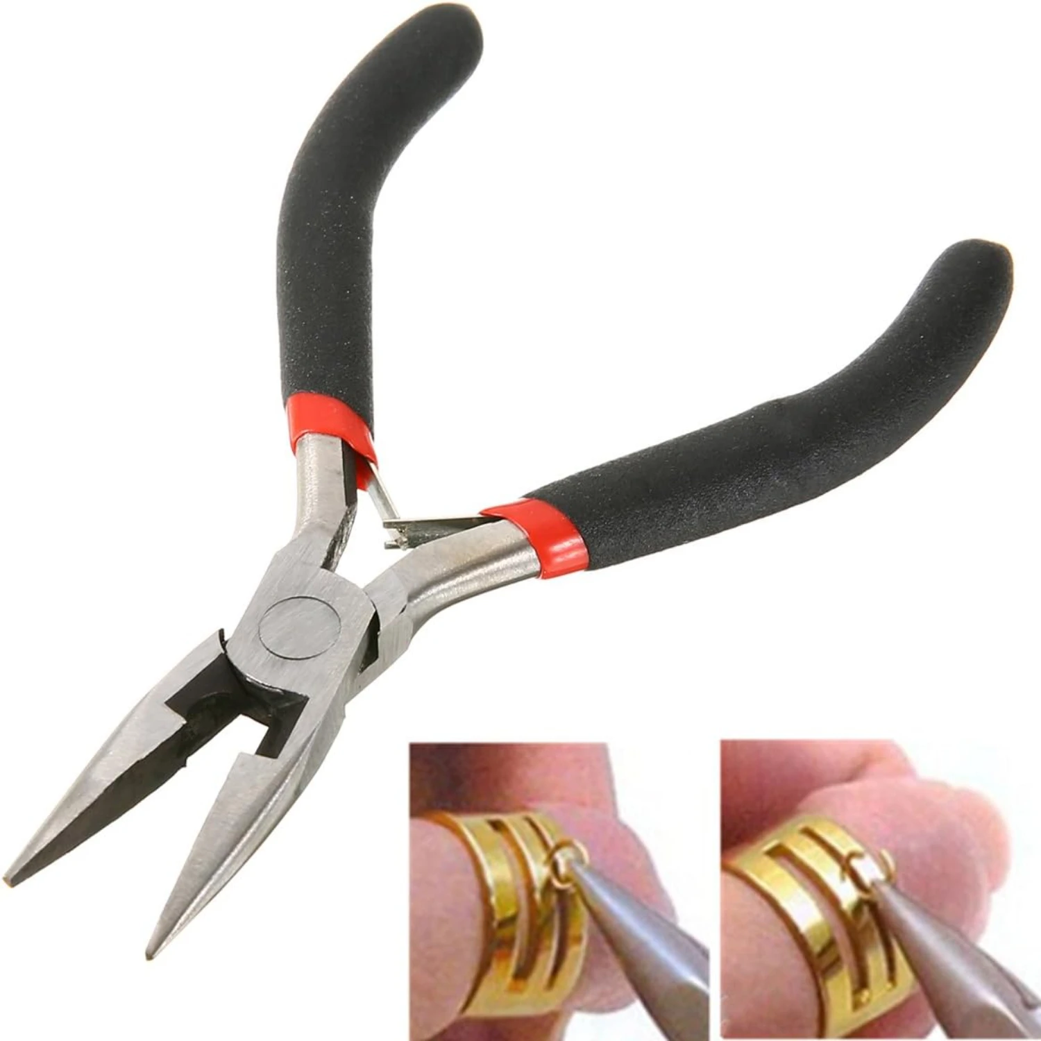 Efficient High Precision Multifunction Needle Nose Pliers for Professional Craftsmanship - Ideal Tool for Jewellery Making, Stri