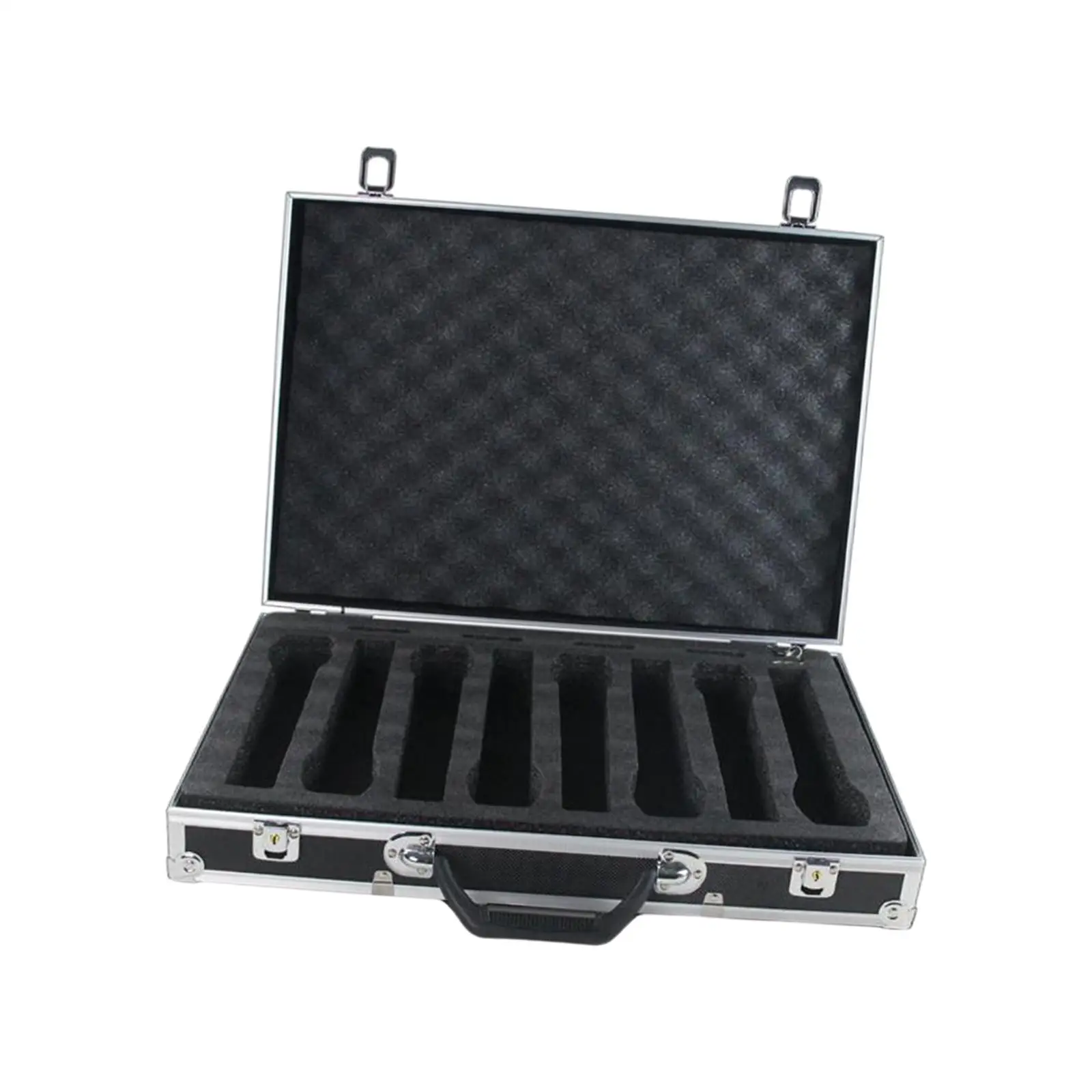 Microphone Case Mic Carrying Case Internet Foam Case Impact Resistant Case Stage Instrument Box Mic Case Hard Mic Storage Box