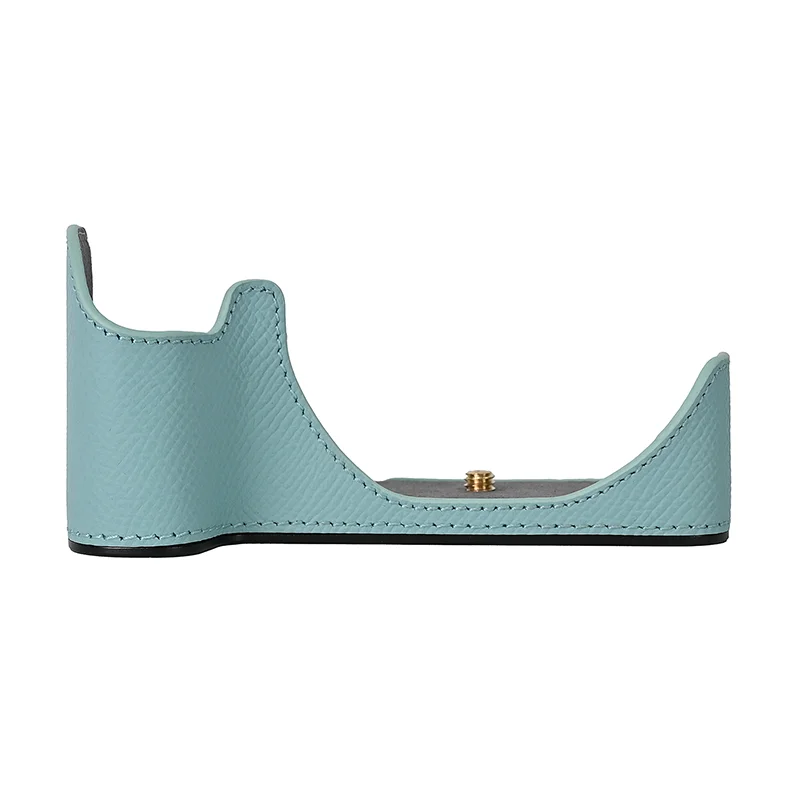 Étui en cuir véritable avec plaque en alliage d'aluminium, sac pour appareil photo, demi-corps de base pour IL EOS 200D 200DII, housse astronomique à ouverture de protection