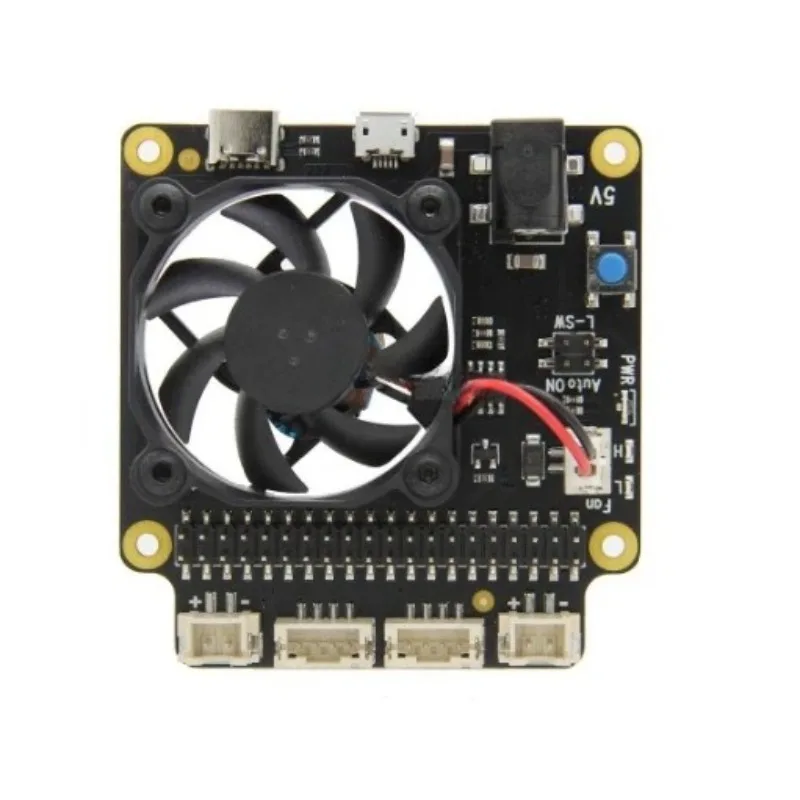 For X735 Power Management and Temperature Control Fan Expansion Board 5V8A Output