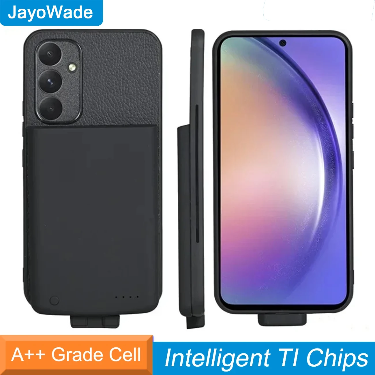 Чехол-зарядное устройство емкостью 5000 мАч для Samsung Galaxy A54 Power Case A54 5G Power Bank Чехол для телефона Samsung A54 Чехол с аккумулятором