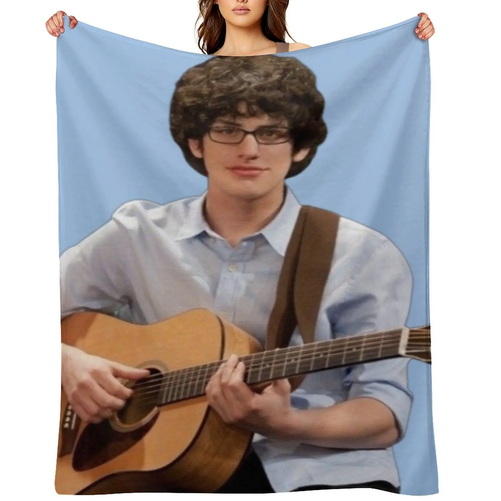 

Robbie Victorious Throw Blanket Nap Flannel Fabric Furrys Camping Blankets