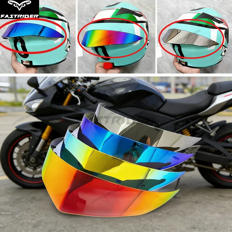

HOT Aerodynamic Motorcycle Helmet Spoiler Rear Wing Attachment for KYT TT/TTC Full Face Helmet Tail Decoration