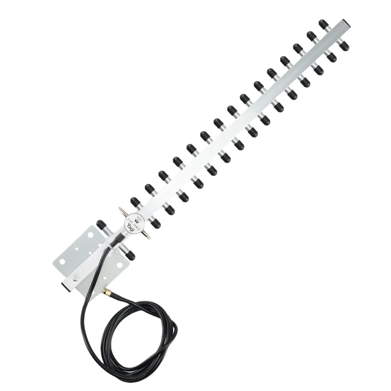 2.4G Wifi Antenna 25Dbi RP-SMA Male Outdoor Wireless Yagi Antenna For Router Booster Amplifier Modem