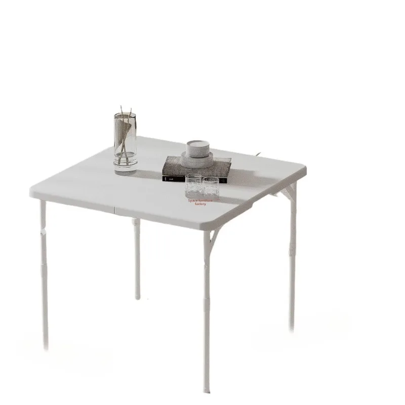 Folding square table playing mahjong household square outdoor night market stall simple square dining table