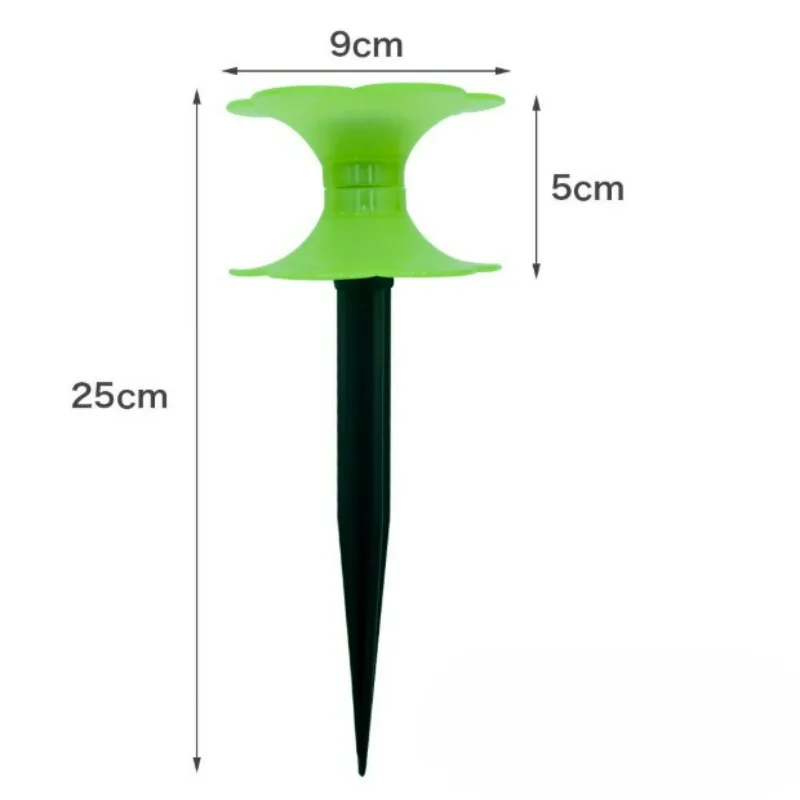 1PCS Flower Shaped Garden Hose Guide Labor-Saving Plastic Hose Holder Directional Protection Hose Support Stake Guide Wheel