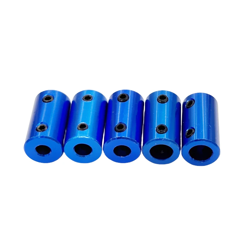 1PC Aluminium Legierung Kupplung Bohrung D14L25 3/4/5/6/6,35/7/8mm Schwarz Blau Flexible Welle Koppler Schraube Für Schrittmotor Zubehör – Detail 6