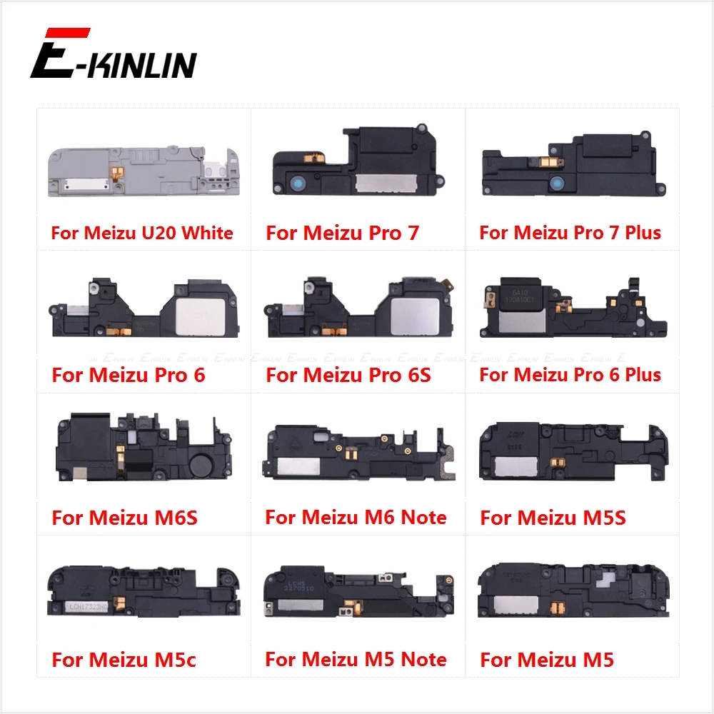 Main Back Buzzer Ringer Loud Speaker Loudspeaker Flex Cable For MeiZu U20 Pro 7 6S 6 Plus M6S M6 M5C M5S M5 Note