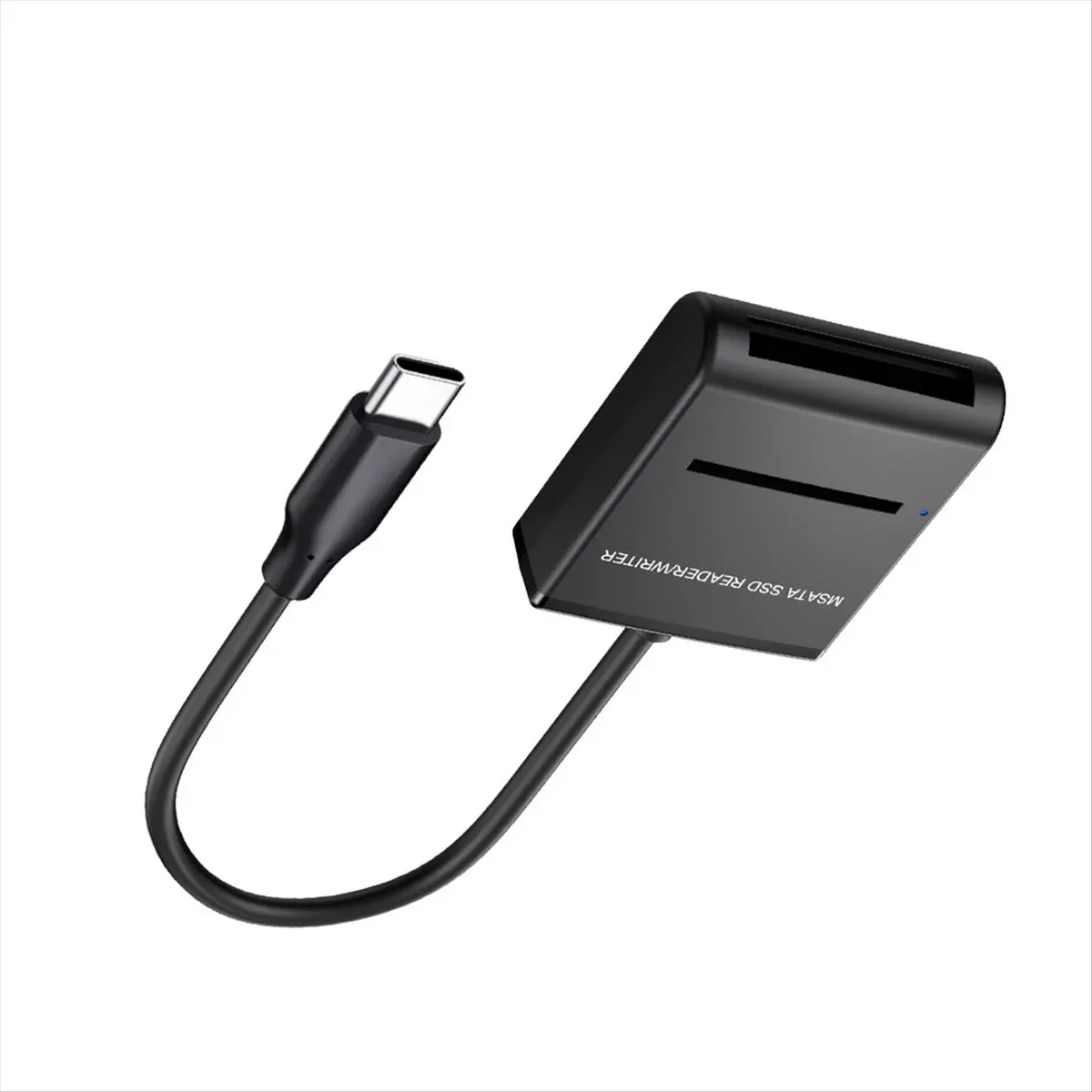 [VALUE PACK]MSATA Easy Drive Cable Type C Mini External Hard Drive Enclosure 6Gbps High Speed Solid State Drive Cable,A