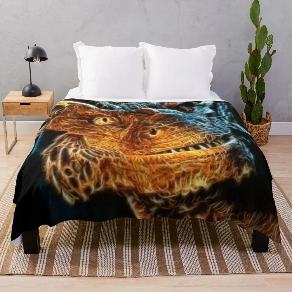 Manta de viaje con diseño de Draco, el dragón de la popular película Dragonheart, manta ligera y acogedora para viajes, camping y picnic