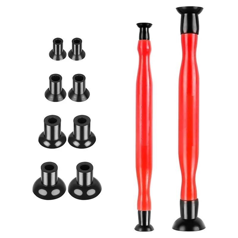 Valve Lapping Tool Valve Lapping Compound Manual Grinding Stick With Suction Cups For Auto Repair Engine Maintenance 2PCS