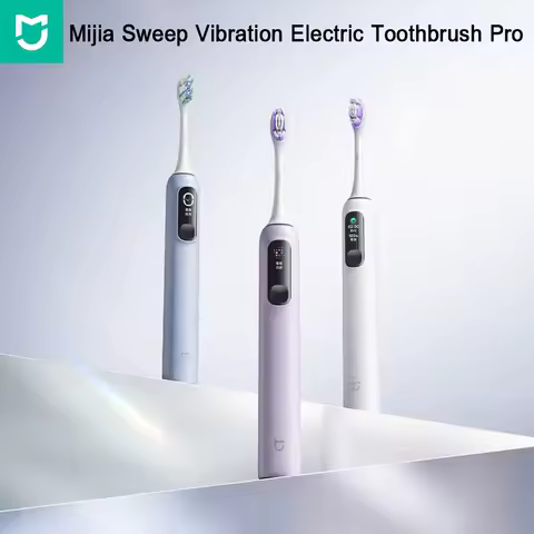 MIJIA Wave Sonic Vibration Electric Vibration Toothbrush Pro Teeth Whitening Ultrasonic Cleaner Digital Display Reminder