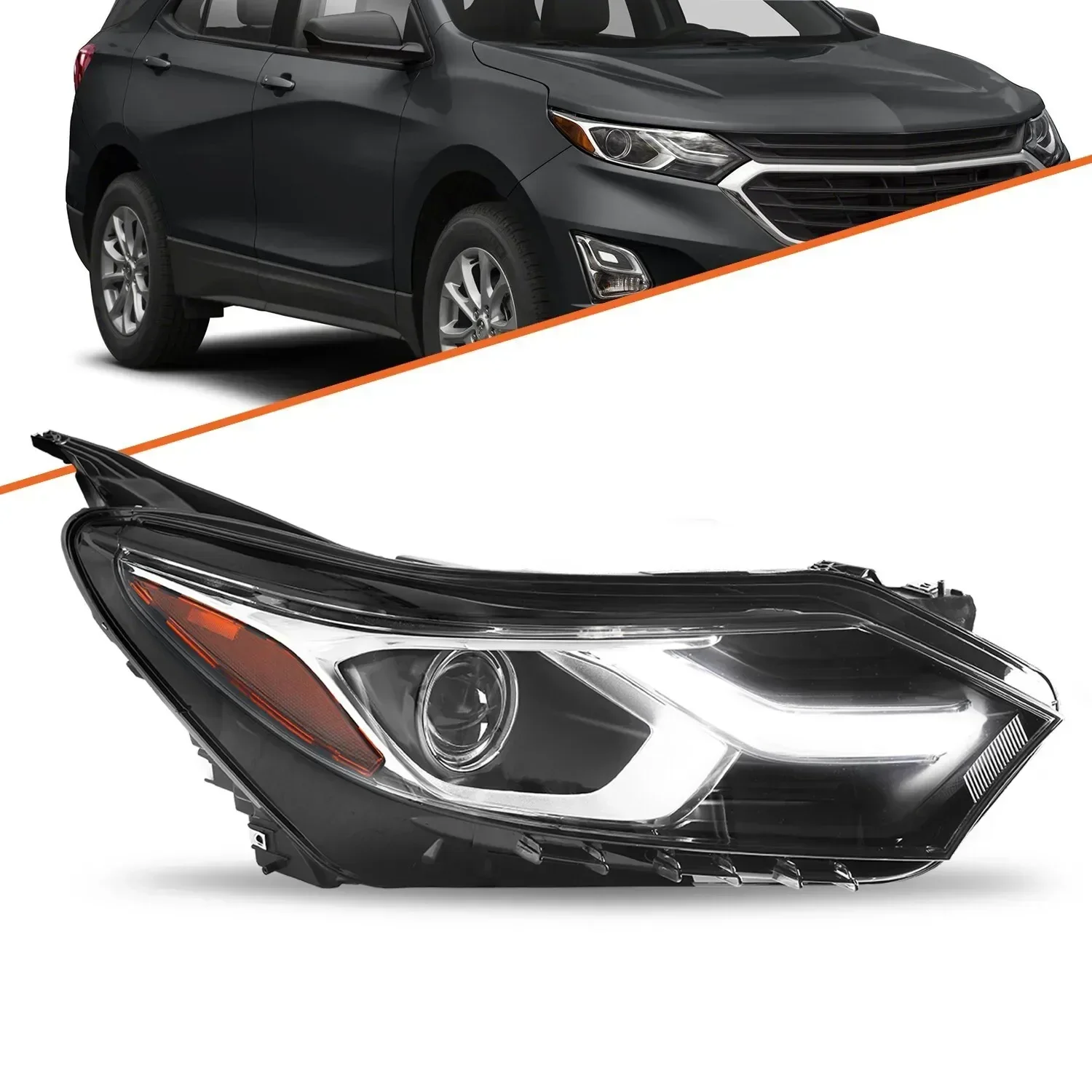 

For 2018-2021 Chevy Equinox HID/Xenon Headlight w/ LED DRL Passenger Right Side
