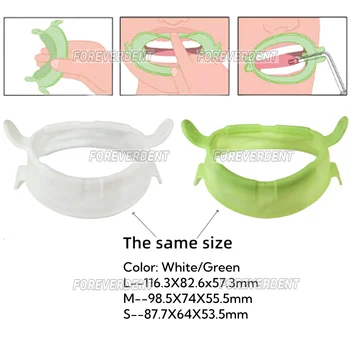 SıCAK 2 ~ 50 adet Diş Dudak Yanak Açıcı Retraktör Ağız Açacağı Gülümseme Yüz Tükürük Tüpü Tutucu L/M/S Yeşil/Beyaz