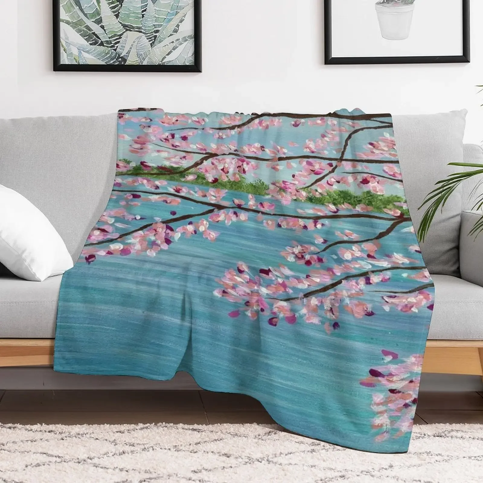 Spring is in the Air... So is Pollen Throw Blanket Warm Cozy Throw Blanket for Living Room Couch