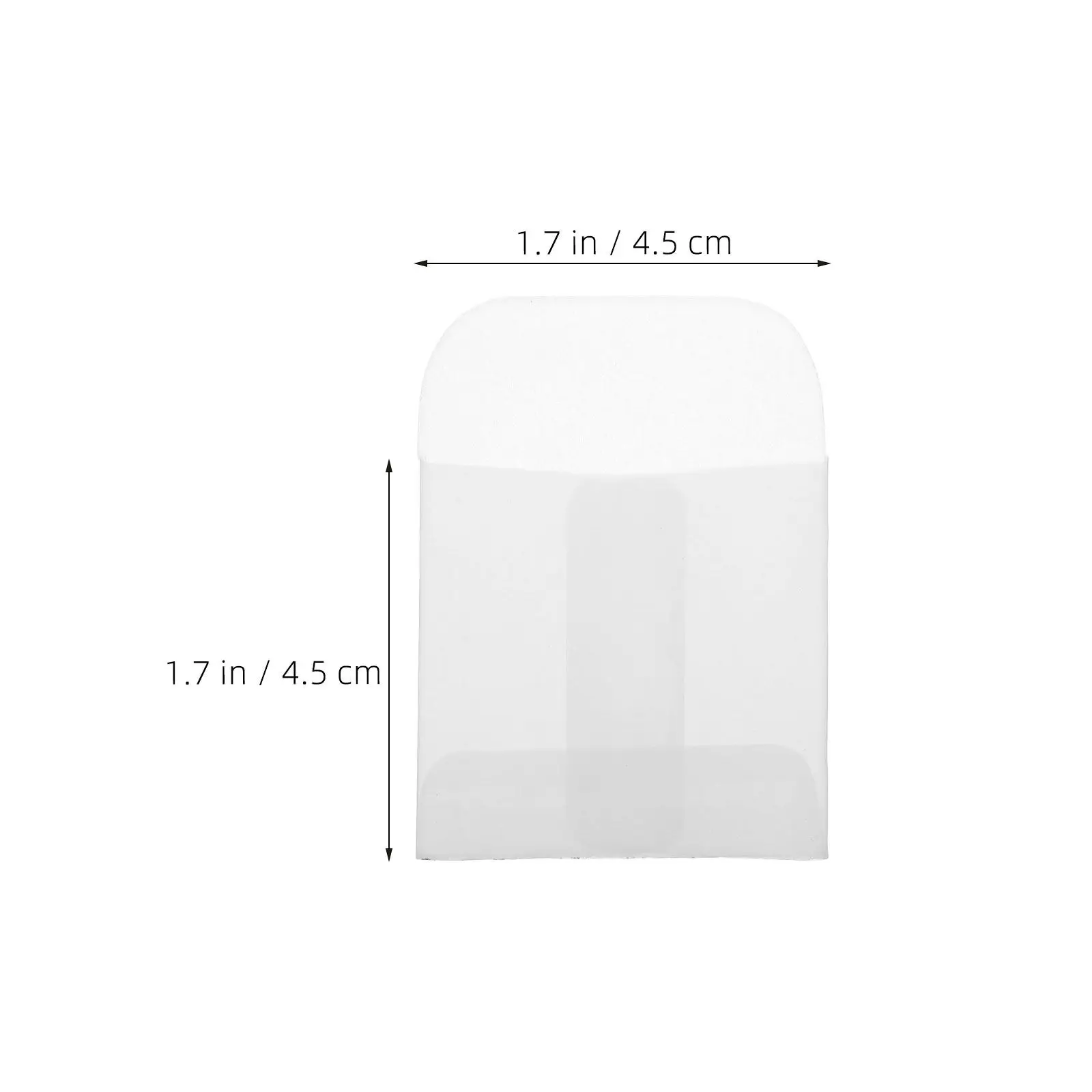 100Pcs Small Transparent Envelopes Translucent Mini Self-Sealing Card Storage Envelopes for Jewelry Coins Photos Coin Collectors