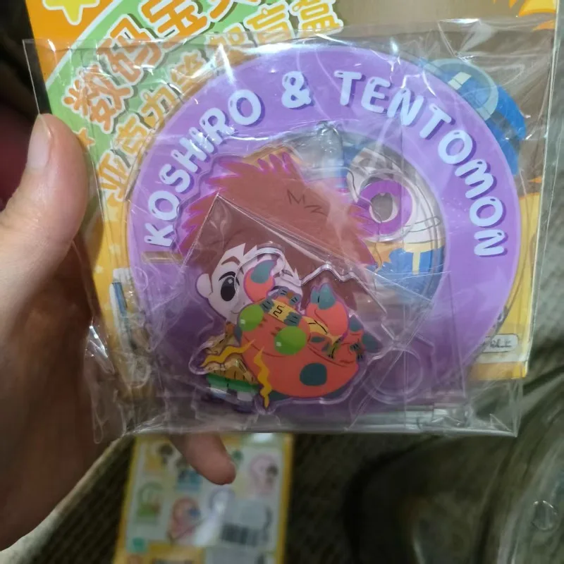 Porta bolígrafos de acrílico Digimon Adventure, Agumon Taichi Yagami, accesorio de anime, creativo, lindo y divertido, para almacenamiento de papelería.