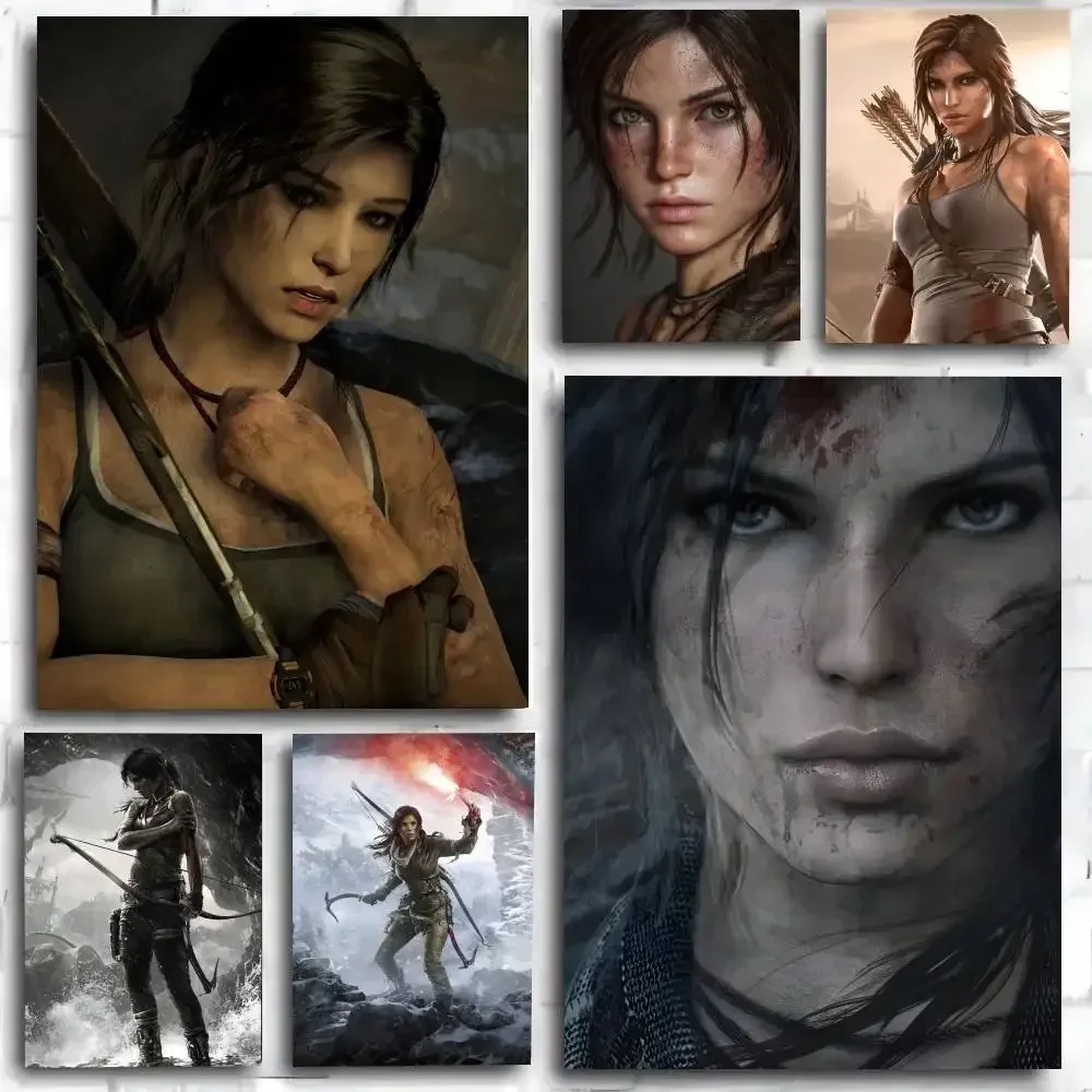 Game T-Tomb Raider Poster Modern And Elegant Wall Stickers For Home Decor Living Room Dormitory Wall Art