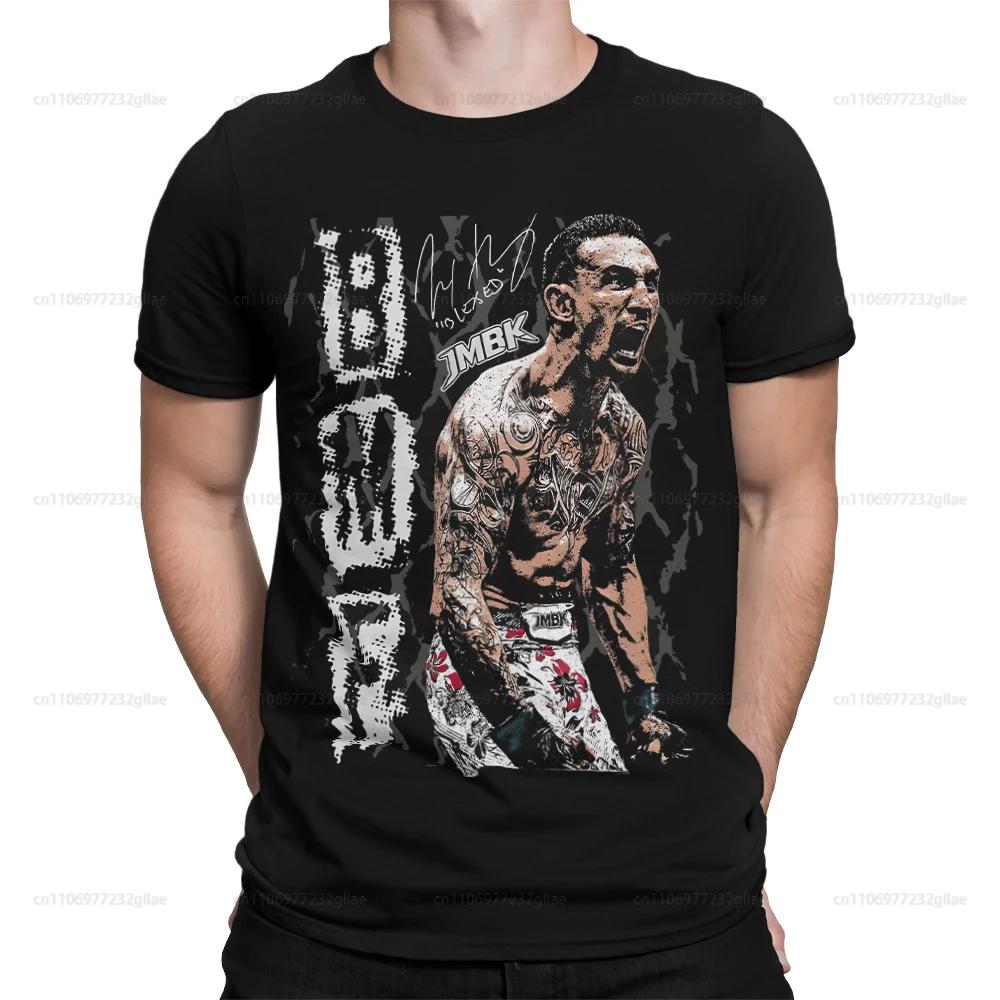 Camiseta Max Holloway The BMF Champ para hombre, Camiseta deportiva de manga corta con estampado 3D de secado rápido, camiseta informal de gran tamaño para uso diario para hombre
