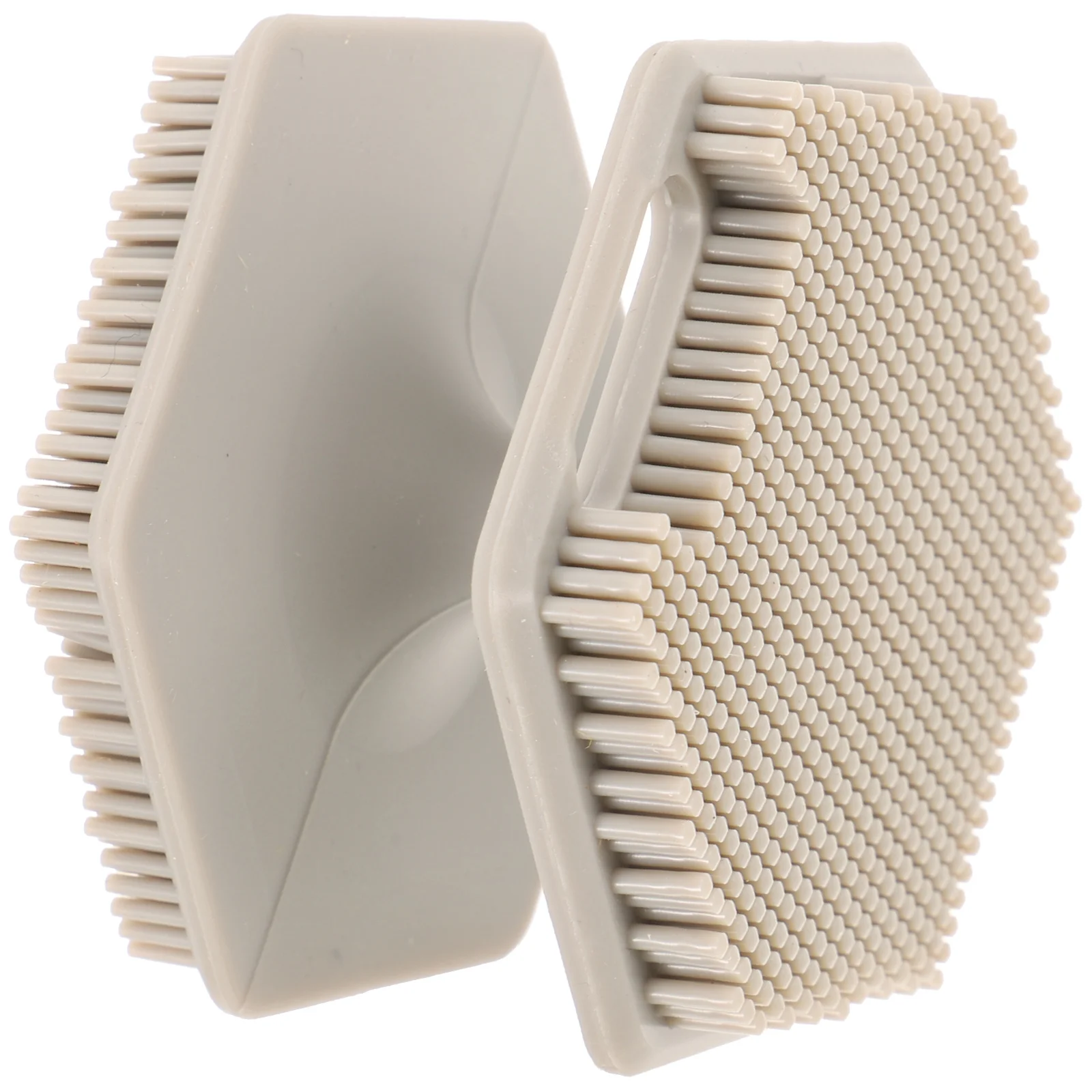 

Silicone Face Brush Double Sided Soft Bristles Cleansing Exfoliating Scrubber Facial Washer Tool