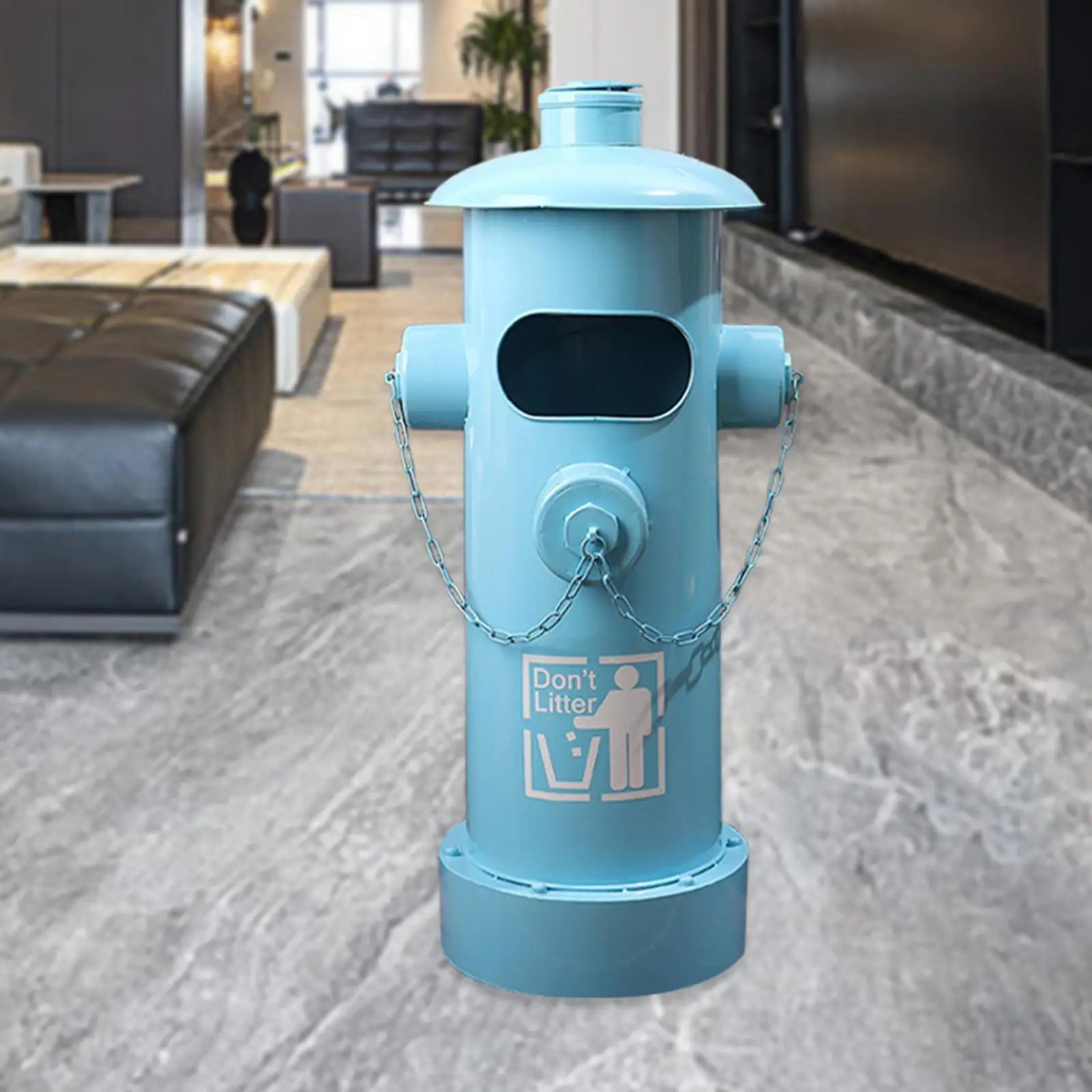 

Fire Hydrant Trash Can Creative Retro Design Rustic Garbage Recycling Bin for Park Bedroom Living Room Indoor Outdoor Farmhouse