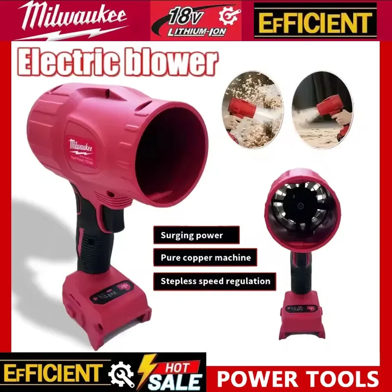 

Milwaukee 22000RPM Brushless Air Blower Cordless Turbo Fan Handheld Violent Fan Dryer 20V 18V Rechargeable Dust Blowing Tool