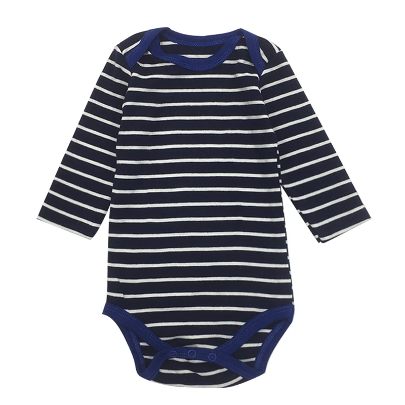 Newborn Baby Boy Long-Sleeve Cotton Romper Soft Comfortable Single Piece Infant Jumpsuit Soft Clothing Set for Newborns