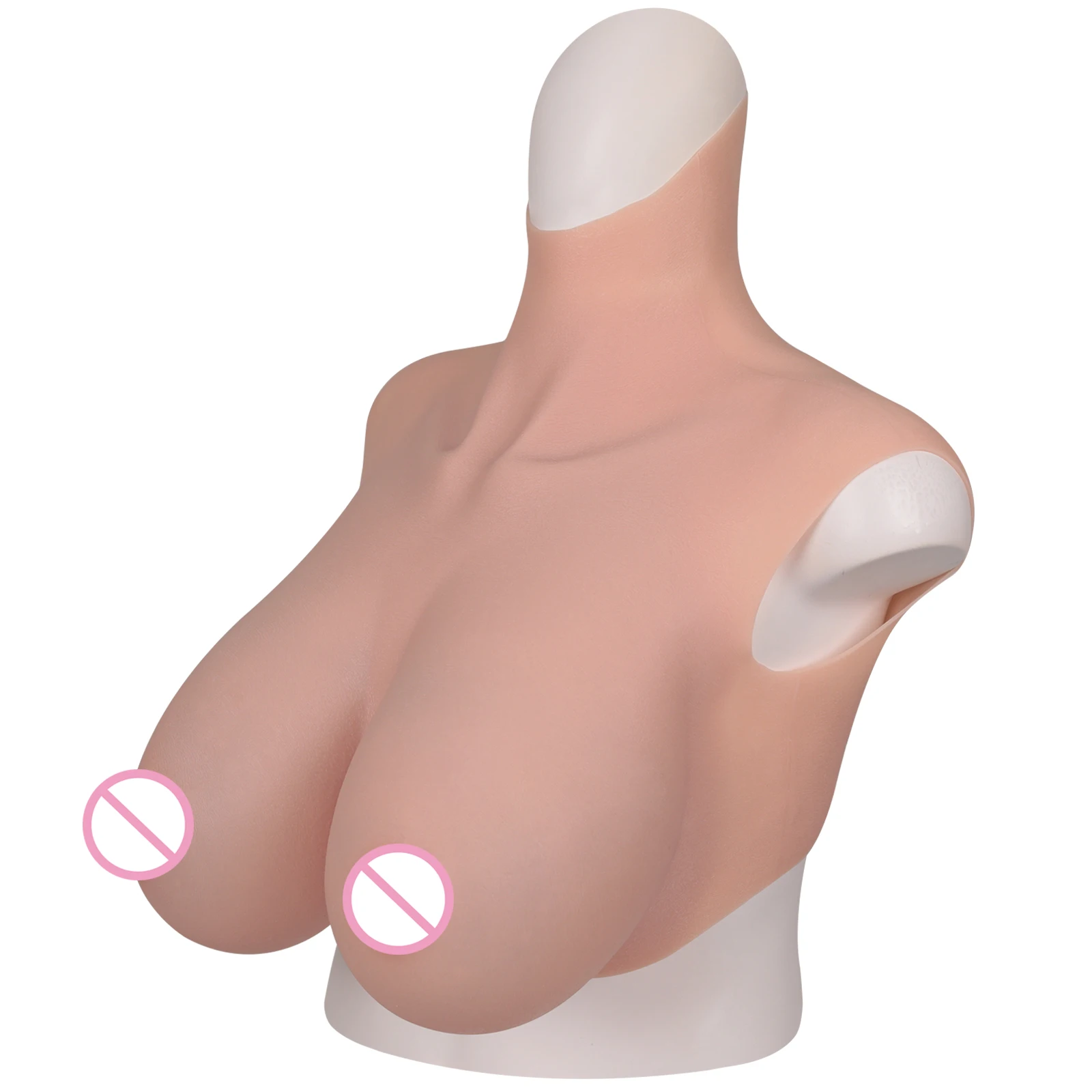 Eyung Silicone XXL-R Cup Artificial Breast 70-110kg Suitable Silicone Tits Fake Breast Forms False Boobs Crossdresser Shemale