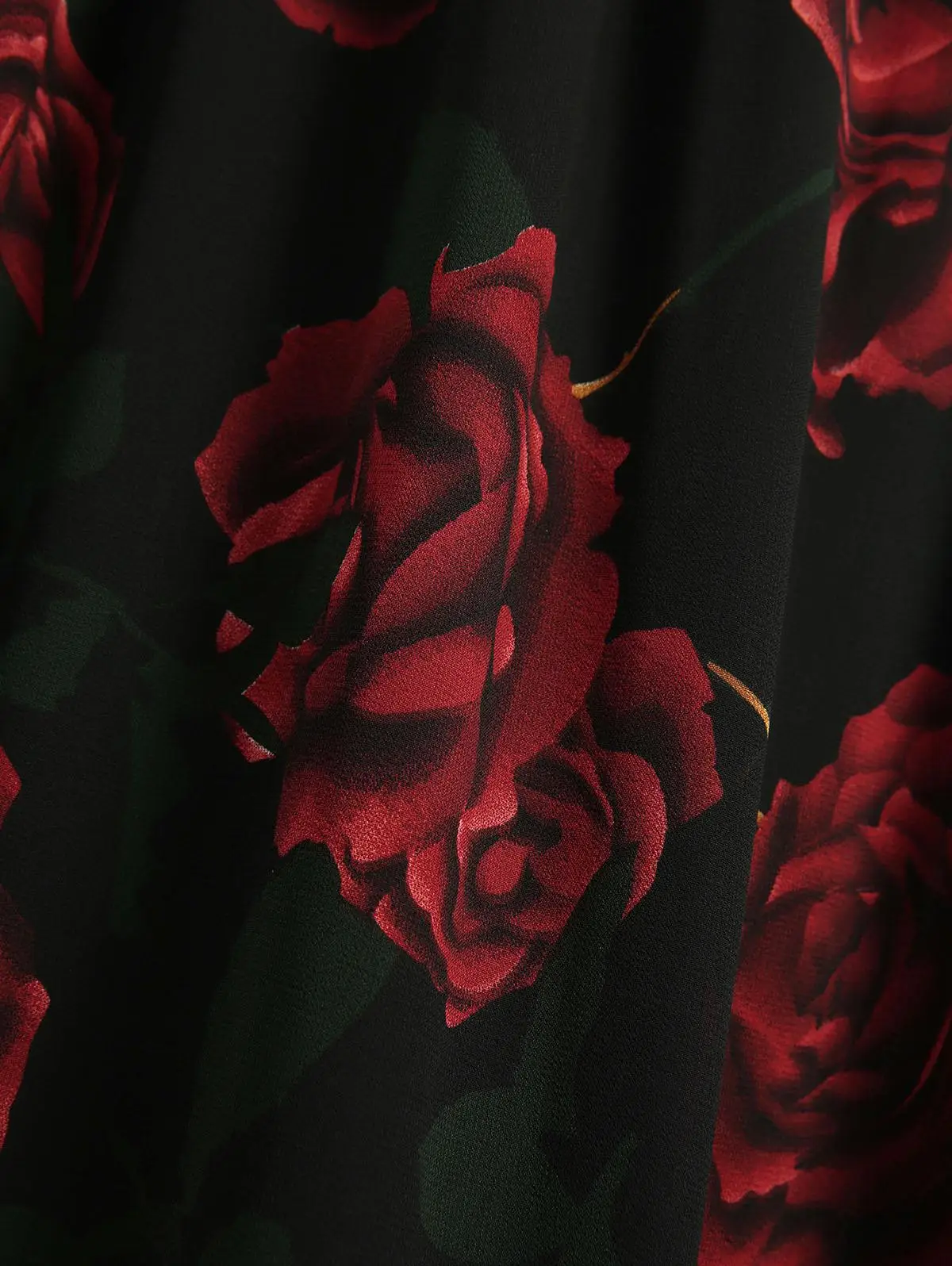 ROSEGAL Plus Size Rose Flower Print Ruched Split A-Line Dress 2026 New Arrived Women's Elegant Casual Maxi Dress Robe Vestidos