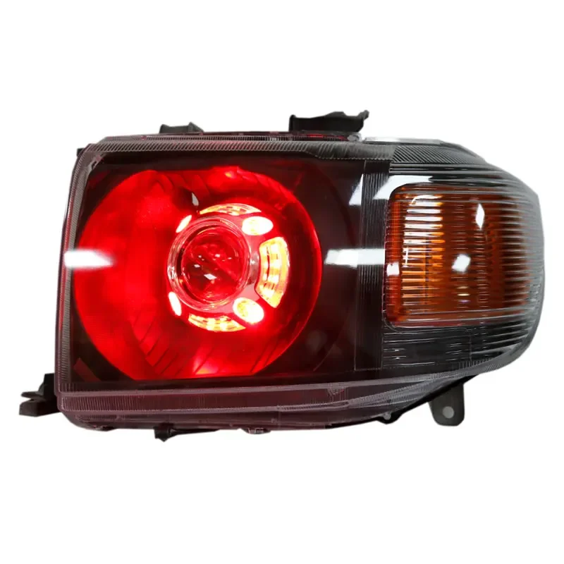For Toyota Land Cruiser LC 79 FJ79 Headlight Assembly Head Lamp Angel Eyes With Bi-xenon Projector Lens - view 4