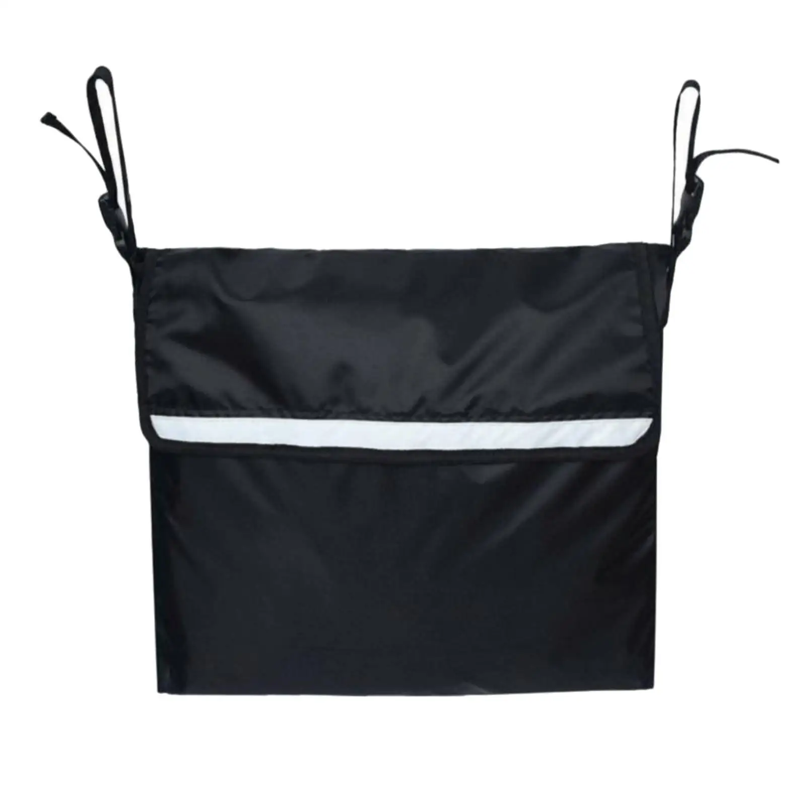 Back bag for walking aids with multiple compartments, organizer bag, lightweight