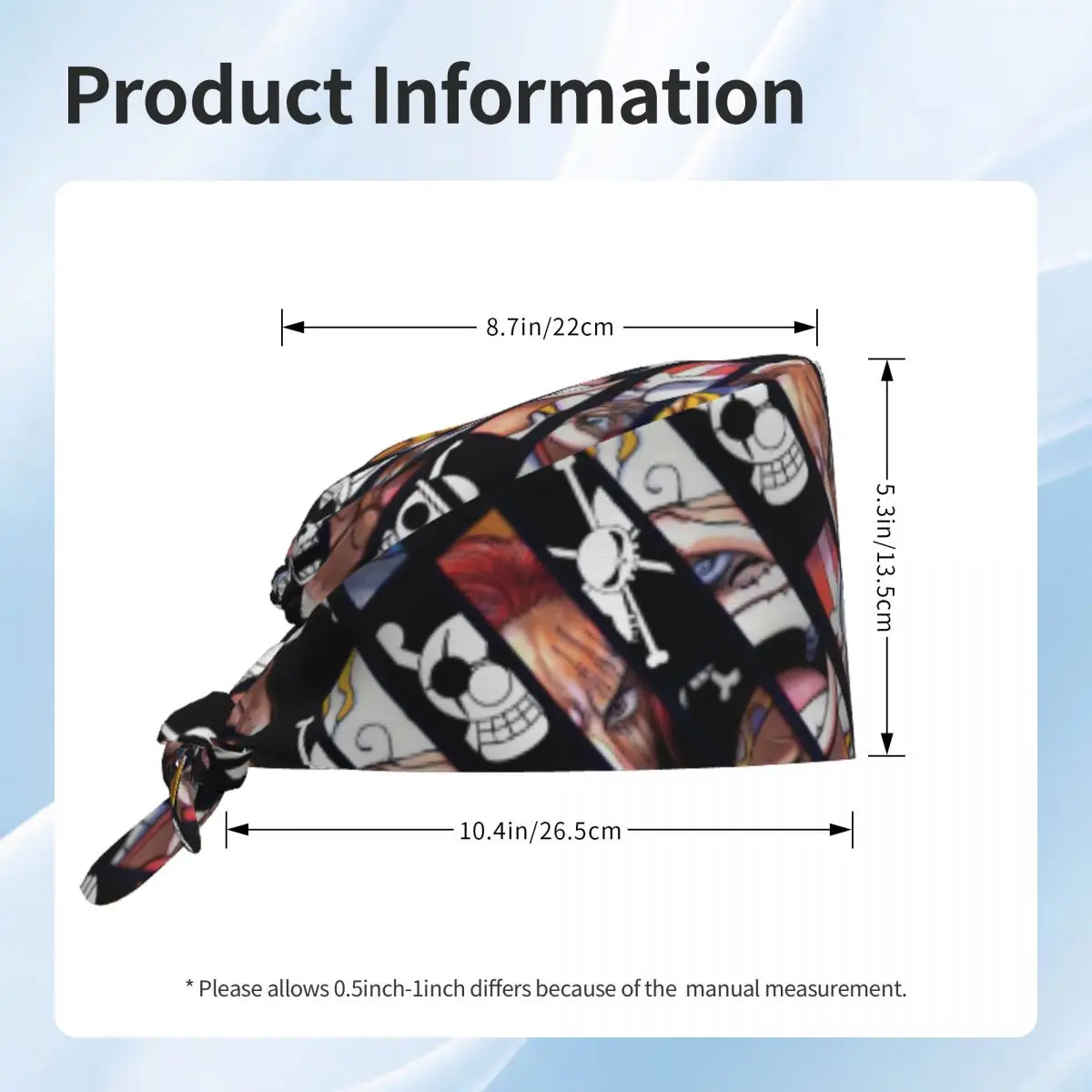 مخصص قابل للتعديل أنيمي قطعة واحدة قبعة العمل النساء الرجال فرك قبعات فرك التمريض طبيب الجراح قبعة لطبيب الأسنان