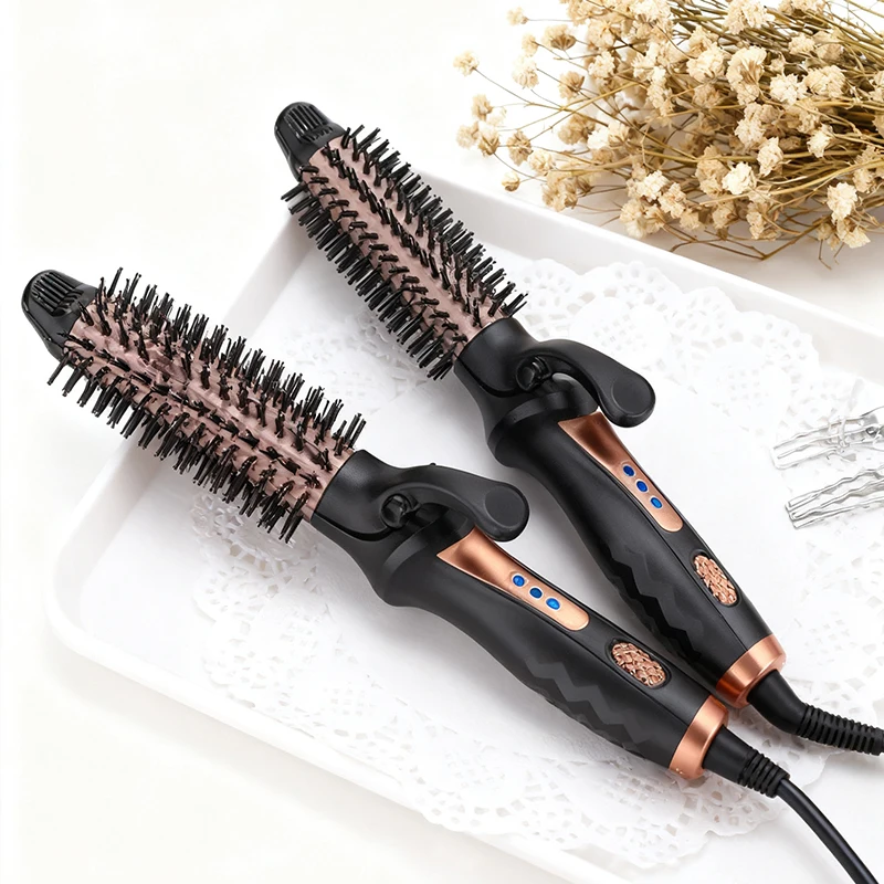 

Electric curling iron, women's hair straightener and curling comb in one portable curling iron for styling salon tools