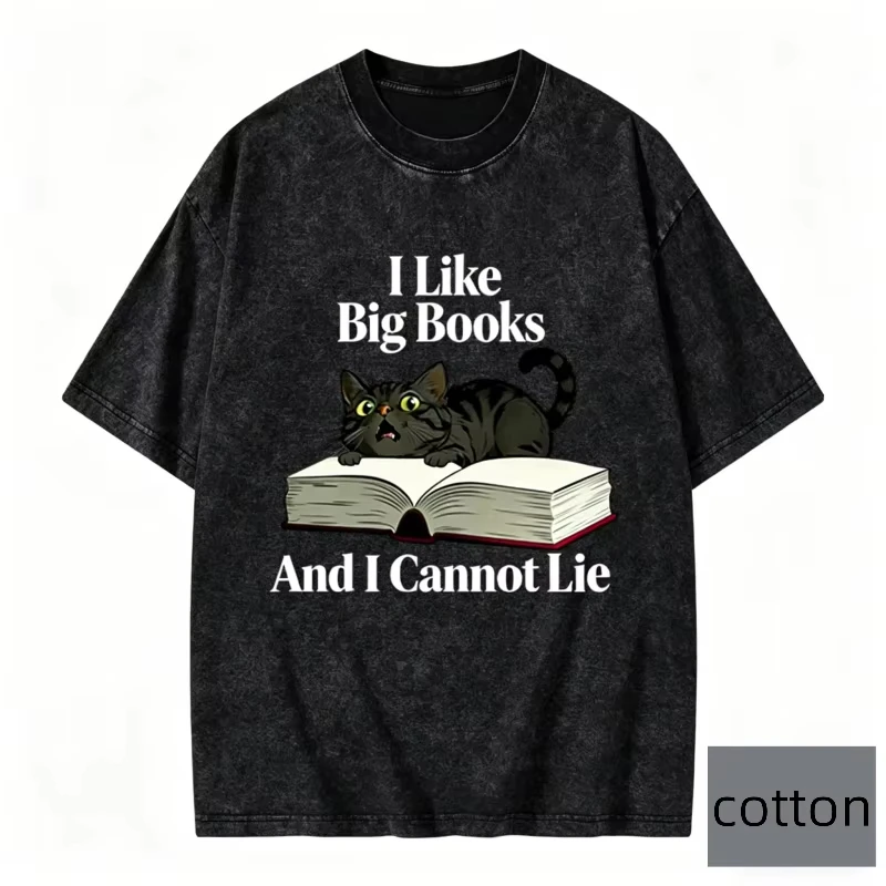 T-shirt humoristique à manches courtes « I Cannot Lie », motif graphique, en coton délavé vintage, unisexe, tendance, pur coton, décontracté, style Y2K