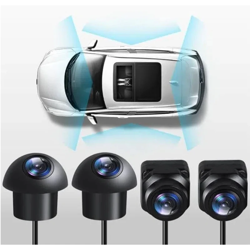 Sony Car Camera 1080P 720P 360 Degree Bird View System Car DVR Record Panoramic View All Round Rear View Camera for All Car