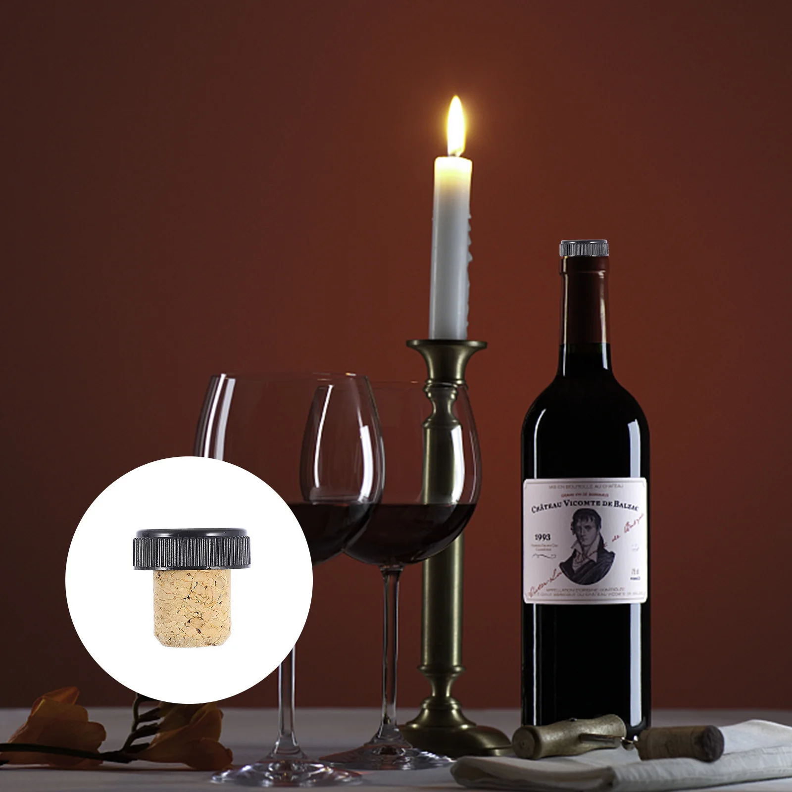 24 Uds. Tapones de botellas, corchos de madera para botellas de vino, diseño en forma de T, tapón para preservar el sabor, vino tinto, guardián de frescura, barra de cocina