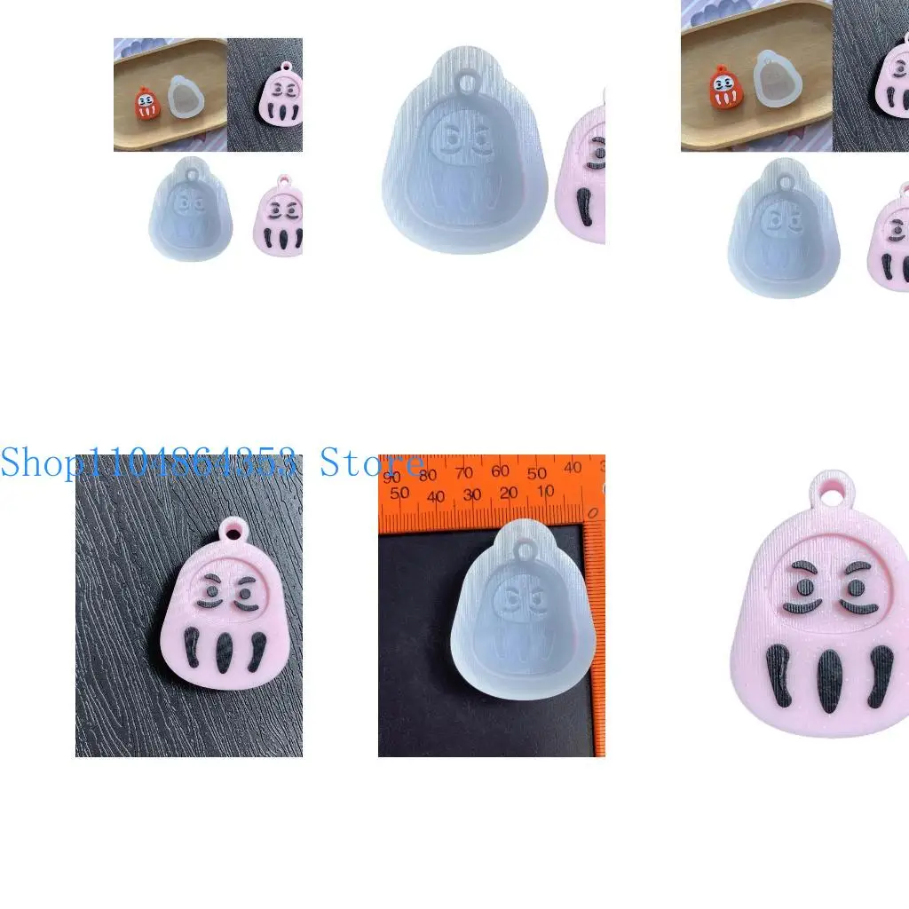 652F Resin Silicone Mould ، قالب قلادة الراتنج لتصنيع المجوهرات الحرف الرئيسية