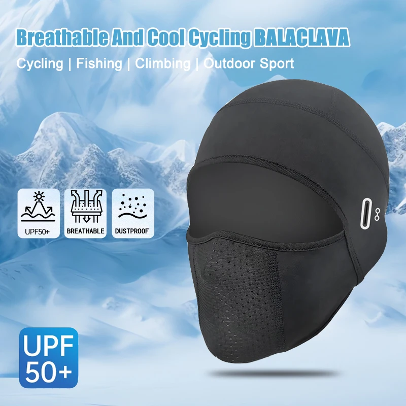 Cycling Balaclava Summer Uv Protection Face Mask Bandana Scarf Men Women Neck Cover Sunscreen Outdoor Fishing Hiking Golf Mask