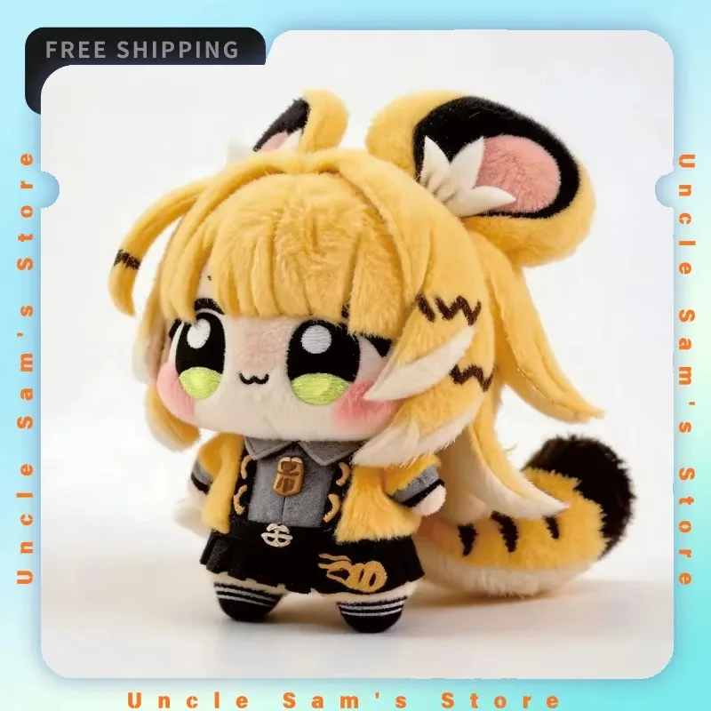Zenless Zone Zero Ju Fufu 10cm Cotton Doll Plush Pendant Cute Stuffed Doll Bag Charm Desktop Ornament Game Peripheral Gift Toy