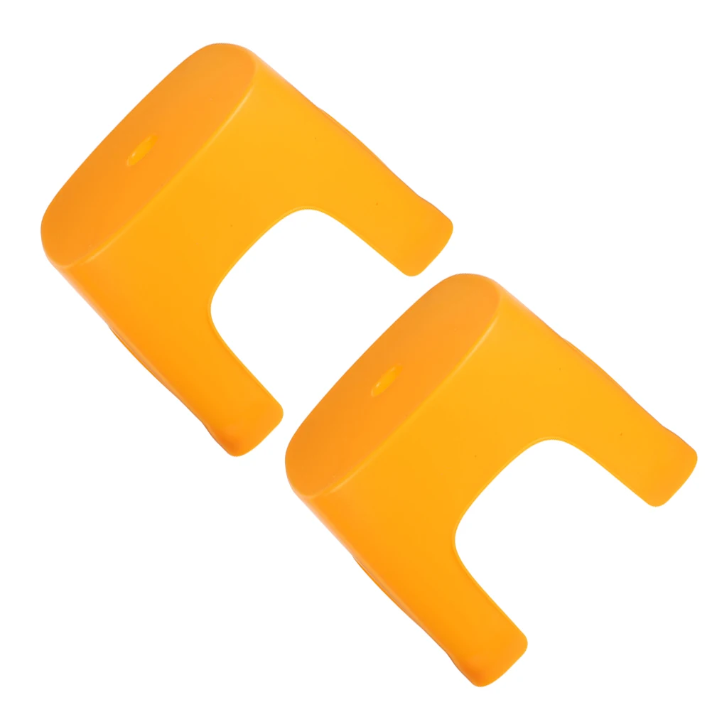 2 قطعة مقعد بلاستيكي متعدد الوظائف خطوة حمام مدمجة للاستحمام والمرحاض والتدريب وغرفة النوم تغيير الأحذية للاستخدام المنزلي