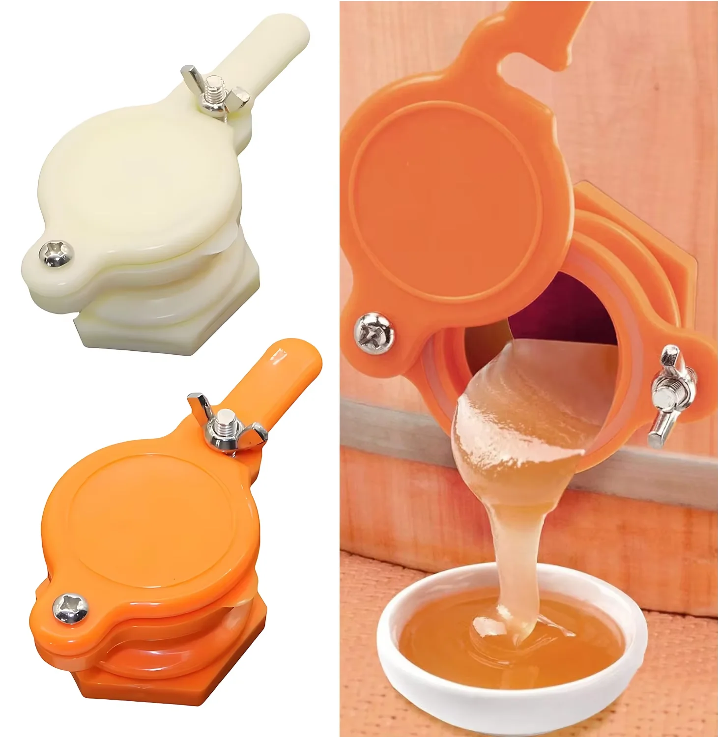Honey Extraction Valve Honey Gate Faucet Beekeeping Apiculture Beekeeper Honey Extraction Gallon Bucket Honey Bottling Tools