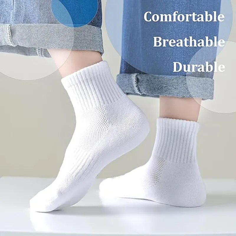 

Спортивные хлопковые носки с мягкой подкладкой, 5 пар