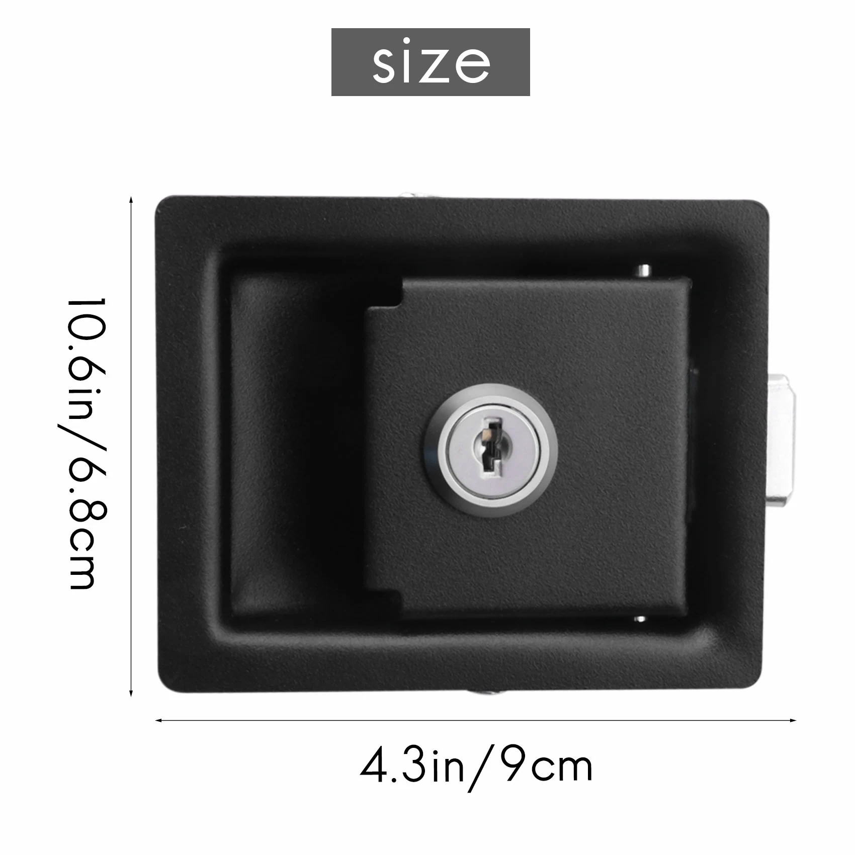 AU35 Rv Car Paddle Entry Door Lock Latch Slingerknopf Camper-Trailer Pull Type Panel Door Lock