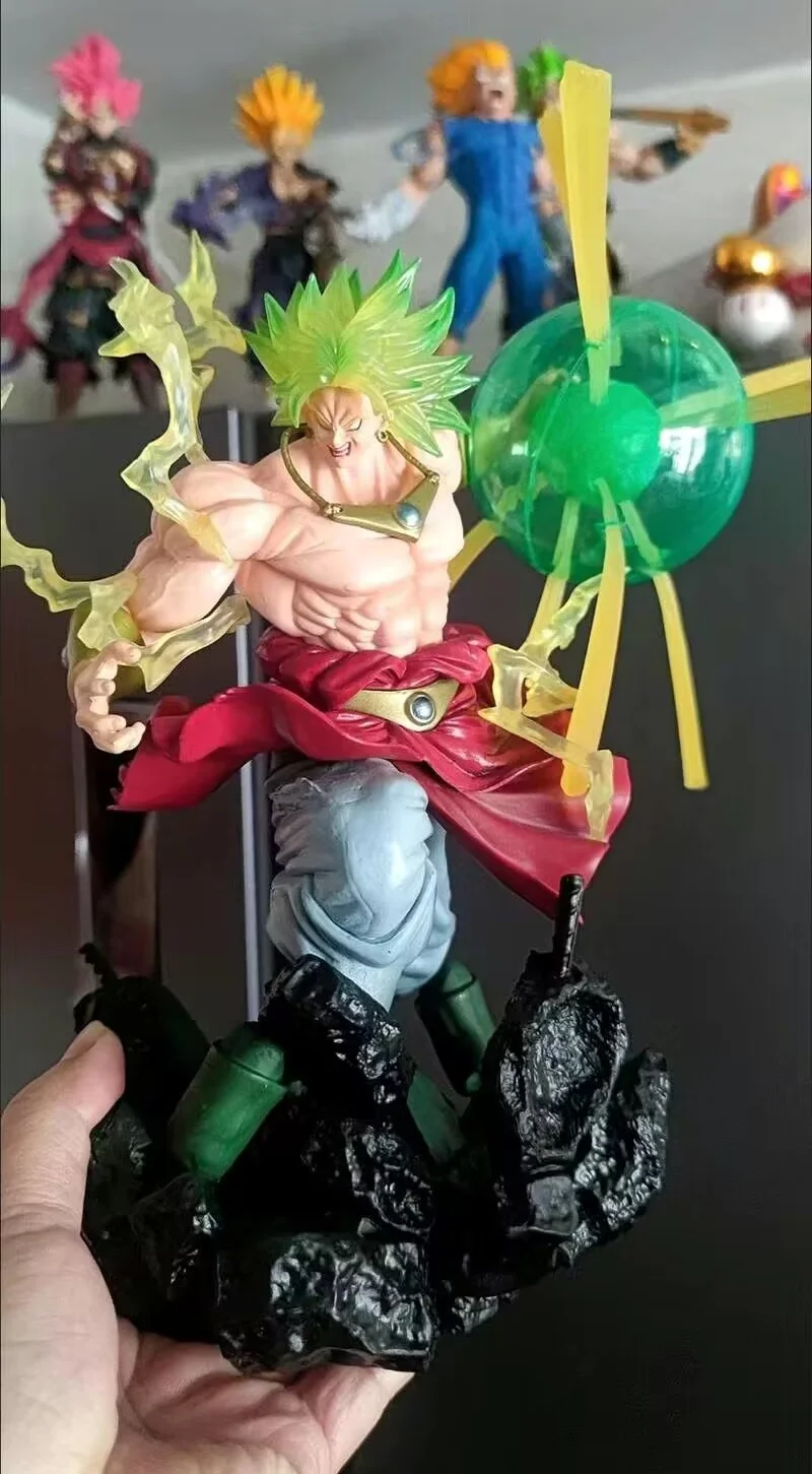 32cm Acyion Anime Figure Dragon Ball Broli Broly Pvc Action Figure Model Oys Collection Ornaments Statue Toy Birthday Gifts Kid