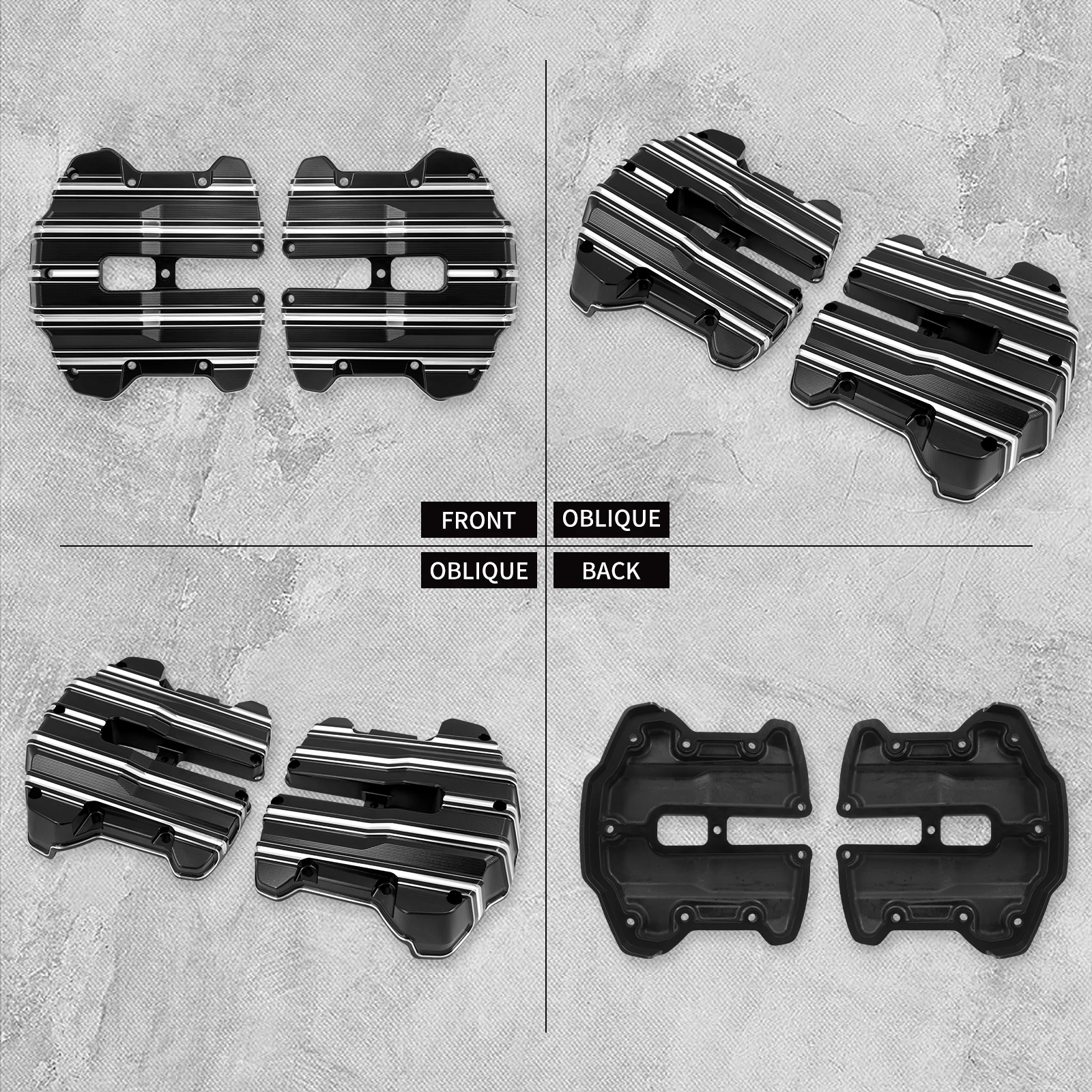Motorcycle Engine Rocker Box Top Cover Case For Harley M8 Touring Softail Road King Street Electra Glide Fat Boy Breakout 18-24