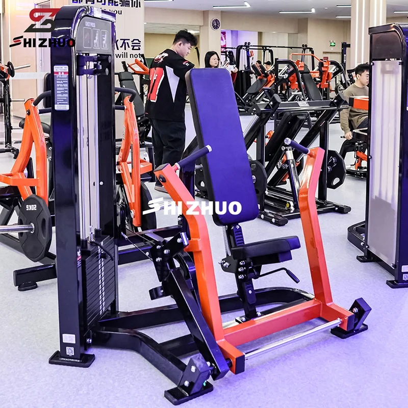 وصول جديدة عالية الجودة معدات الصالة الرياضية دبوس تدريب القوة محملة آلة الصحافة الصدر المنحدر