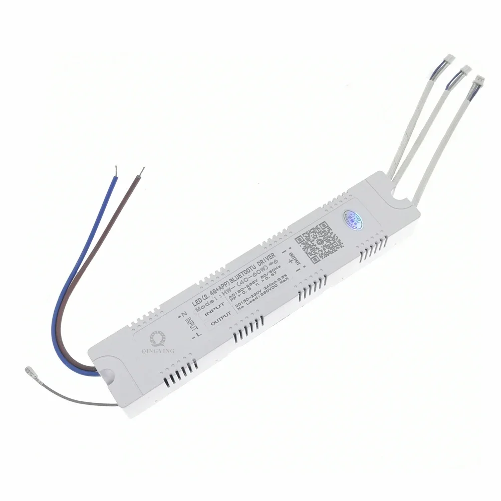 5pcs AC220V 2.4G RF APP Bluetooth LED Driver Intelligent Remote Control 12-40W 36-50W 40-60W 50-72W 240mA Current Dimming Driver