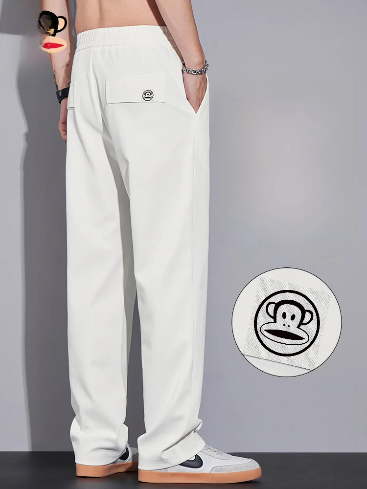 

Мужские повседневные брюки Paul Frank American Style: свободные, прямые, осенняя новинка, комфортные, модные, с эффектом драпировки