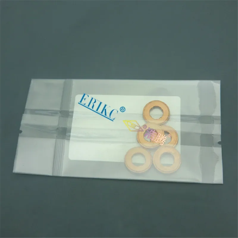 10 pcs/ lot  COMMON RAIL DIESEL INJECTOR COPPER WASHER SEAL For RENAULT  (size:7.4*15*3) thickness=3mm