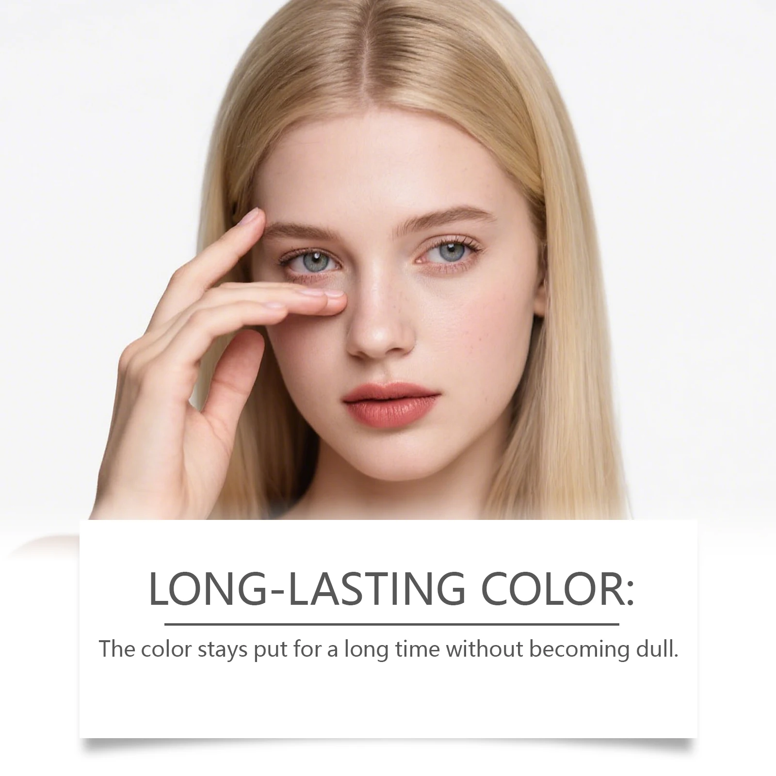 Zephooco delineador de olhos, 6 cores, à prova d'água, à prova de suor, dois em um, sombra de olhos, longa duração, suave, brilhante, maquiagem de olhos 2g